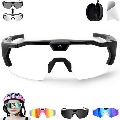 POV Glasses 4k Baseball with Camera, 2026 Upgrade Smart Camera Glasses, POV Sunglasses Cameras (#5)