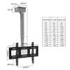Adjustable Motorized TV Bracket Stand with Remote - Electric Lift for 26-70 Inch Low Profile TVs, Telescopic Ceiling Mount, Perfect for Home Theater & Office Use view 2