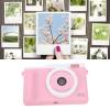 AKLOSIPY 48MP 1080P Dual Camera Portable Vlog Camera Compact Travel with 15x Digital Zoom WiFi Transfer for Kids Adults Beginners (Pink) view 2