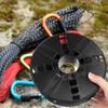 Luxshiny Plastic Cord Reel for Extension Cords and Electrical Wires Wire Winding Organizer Suitable for Camping Motorhome Home and Office Use Black Hollow Spool Design view 4