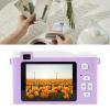 AKLOSIPY 48MP 1080P Dual Camera Portable Vlog Camera Compact Travel with 15x Digital Zoom WiFi Transfer for Kids Adults Beginners (Purple) view 3