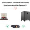 PHASEOTECH 8 Inch Passive Subwoofer, 100W Power Heavy Bass Powerful Sound Synthetic Fiber Wood Material, Passive Speaker for Home Theater view 2