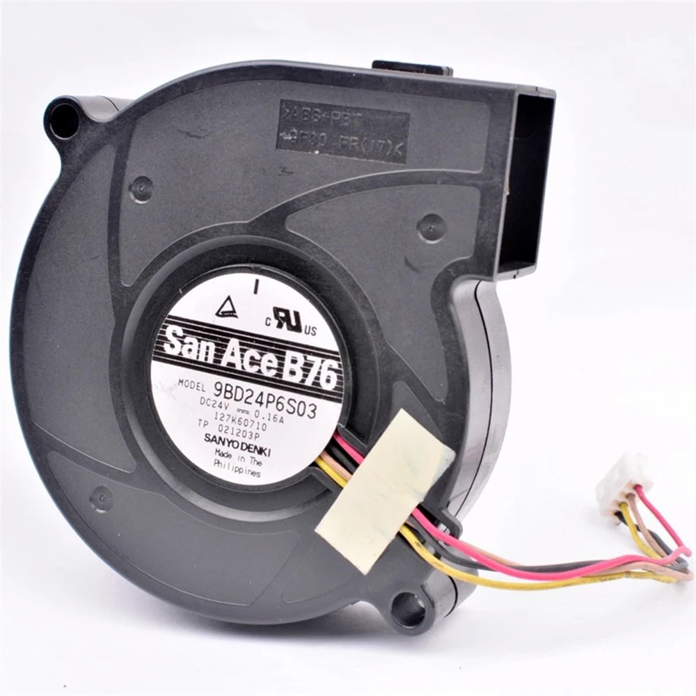 9BD24P6S03 7cm 7620 70 * 76 * 20mm DC24V 0.16A 4 Wires pwm Blower Cooling Fan for Inverter