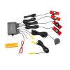 16mm Flat Sensors Car Dual Core CPU Video Parking Sensor Reverse Backup Assistance Radar Distance Alarm System(White Sensor) view 1