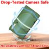 Silicone Protective Camera Case Compatible with Canon Powershot SX740 SX730 HS Digital Camera, Custom Fit Soft Rubber Protective Sleeve with Removable Lens Cover, Anti-Slip & Anti-Scratch, Green view 3