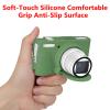 Silicone Protective Camera Case Compatible with Canon Powershot SX740 SX730 HS Digital Camera, Custom Fit Soft Rubber Protective Sleeve with Removable Lens Cover, Anti-Slip & Anti-Scratch, Green view 4