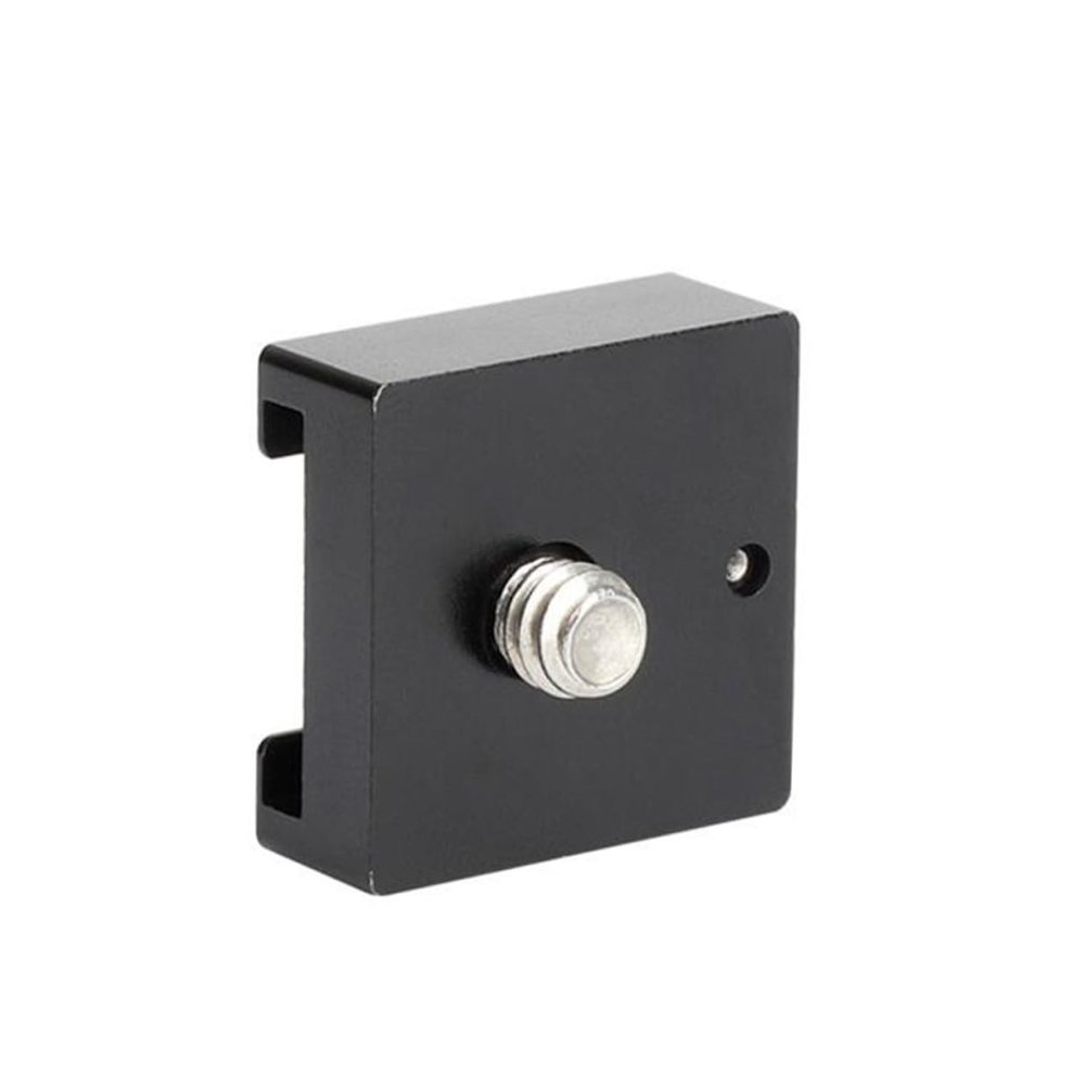 MUELODSIC 2pcs Cold Shoe Mount Adapter Aluminum Alloy Quick Release Flash Bracket for Camera Threaded Compatible with LED Lights Microphones and Monitors