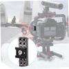MUELODSIC 2pcs Cold Shoe Mount Adapter Aluminum Alloy Quick Release Flash Bracket for Camera Threaded Compatible with LED Lights Microphones and Monitors view 4