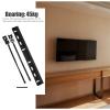 Kisangel Renter Friendly Punch Tv Wall Mount Bracket for Tvs Mechanical Stand with Stable Construction and Space-Saving Design for Flat Screen LED LCD Televisions view 3