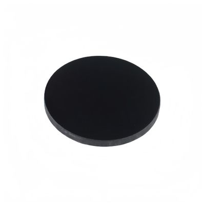 2Pcs Total Round Diameter 27.5mm and 1.5mm Thickness 315nm UV Pass Optical Filter Glass ZWB1