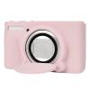 Silicone Protective Camera Case Compatible with Canon Powershot SX740 SX730 HS Digital Camera, Custom Fit Soft Rubber Protective Sleeve with Removable Lens Cover, Anti-Slip & Anti-Scratch, Jelly Pink view 1