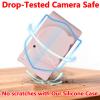 Silicone Protective Camera Case Compatible with Canon Powershot SX740 SX730 HS Digital Camera, Custom Fit Soft Rubber Protective Sleeve with Removable Lens Cover, Anti-Slip & Anti-Scratch, Jelly Pink view 3