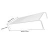 COHEALI Mesh Metal Monitor Stand Riser for Desk Transparent Laptop Screen Riser with Sturdy Design Ergonomic Height for Home Office School Use Desktop Organizer for Workspace view 2