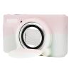 pssped Silicone Protective Camera Case Compatible with Canon Powershot SX740 SX730 HS Digital Camera, Custom Fit Soft Rubber Protective Sleeve with Removable Lens Cover, Anti-Slip, Jelly Green Pink view 1