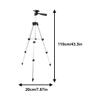 OSOLADY Portable Smartphone Tripod Stand for Travel and Photography Telescopic Camera Mount for Phone Filming Lightweight Cold-Resistant Easy to Carry and Use view 2