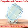 Silicone Protective Camera Case Compatible with Canon Powershot SX740 SX730 HS Digital Camera, Custom Fit Soft Rubber Protective Sleeve with Removable Lens Cover, Anti-Slip & Anti-Scratch, Jelly Green view 3