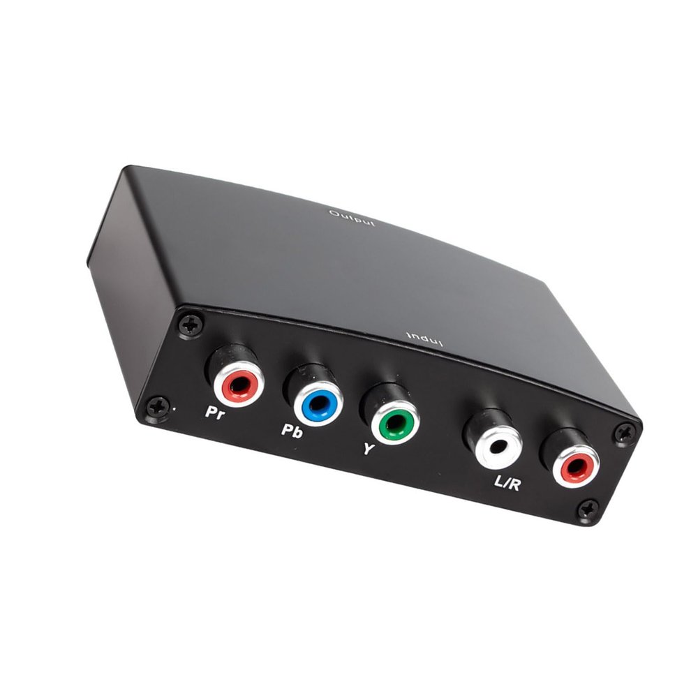 1080P YPbPr to HDTV Video Sound Converter Adapter 5RCA Ypbpr Component to Connector 480P 720P to Component