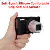 Silicone Protective Camera Case Compatible with Canon Powershot SX740 SX730 HS Digital Camera, Custom Fit Soft Rubber Protective Sleeve with Removable Lens Cover, Anti-Slip & Anti-Scratch, Black view 4