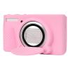 Silicone Protective Camera Case Compatible with Canon Powershot SX740 SX730 HS Digital Camera, Custom Fit Soft Rubber Protective Sleeve with Removable Lens Cover, Anti-Slip & Anti-Scratch, Pink view 1