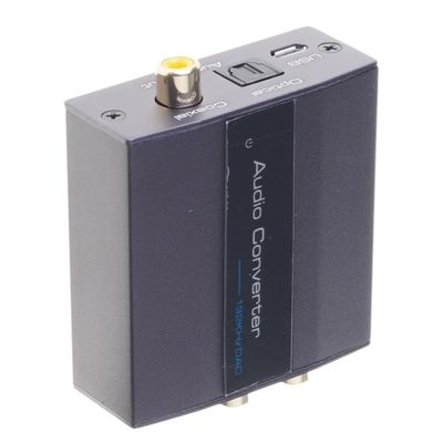 Digital to Analog Auditory Converter 192kHz Coaxial Adapter