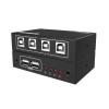 4-Port USB Port SynchronizerKeyboard and Mouse KVM Switch, Game 1 Controller 4 Multi-Opening, DNF Synchronization Controller view 1