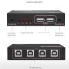 4-Port USB Port SynchronizerKeyboard and Mouse KVM Switch, Game 1 Controller 4 Multi-Opening, DNF Synchronization Controller view 2
