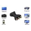 GALPADA High-Definition Digital Interface to AV Converter Adapter Video Output Cable with Composite Connection Supports Display and Ethernet for TV VHS DVD Players view 2
