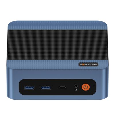 BOSGAME E5 Mini PC, Mini Computers AMD Ryzen 3 5300U, 16GB DDR4 1TB PCIe SSD, 4K Triple Display, Type-C & USB3.2, Dual RJ45, Wi-Fi 5/BT 5.0, Mini Desktop Computer for Home/Office