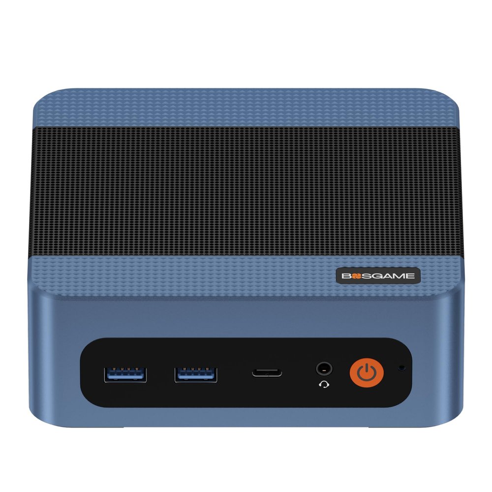 BOSGAME E5 Mini PC, Mini Computers AMD Ryzen 3 5300U, 16GB DDR4 1TB PCIe SSD, 4K Triple Display, Type-C & USB3.2, Dual RJ45, Wi-Fi 5/BT 5.0, Mini Desktop Computer for Home/Office