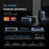 BOSGAME E5 Mini PC, Mini Computers AMD Ryzen 3 5300U, 16GB DDR4 1TB PCIe SSD, 4K Triple Display, Type-C & USB3.2, Dual RJ45, Wi-Fi 5/BT 5.0, Mini Desktop Computer for Home/Office view 2