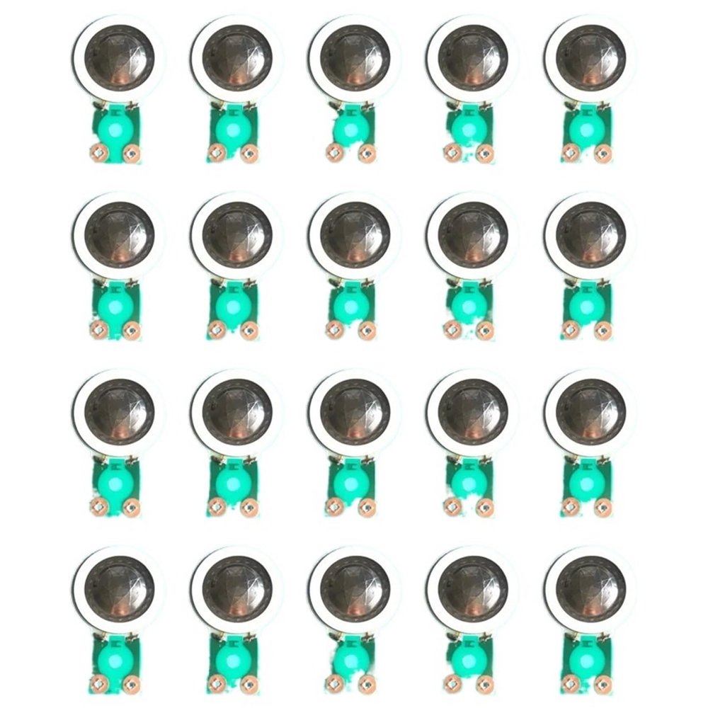 DXLBYJZKC 20PCS Replacement Diaphragm for 25.5mm 25.4mm N30,025N08, 025H27, 025H30 Titanium 8Ohm
