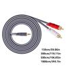 3.5mm to 2RCA Cable Gold Plate Connectors for Enhances Signal Stability view 3