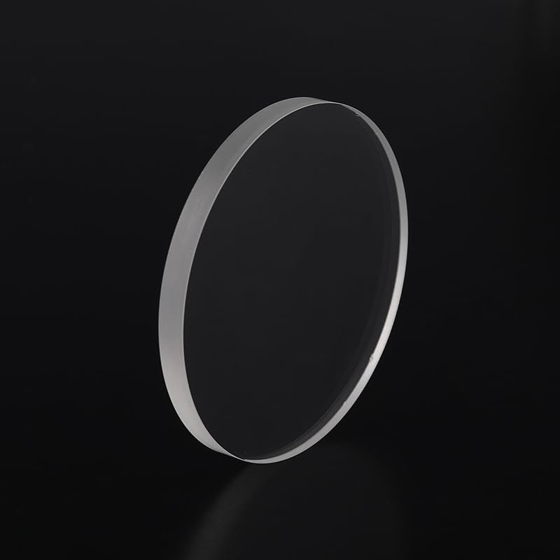 1pcs High-Purity JGS1 Quartz Glass Flakes - Polished U-V Optical Window for Fluorescence Detection & Scientific Research(25 x 6mm)