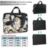 15.6 inch Laptop Bag Men Women White Daisy Laptop Shoulder Bag with Strap and Handle Light Computer Briefcase view 2