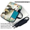 15.6 inch Laptop Bag Men Women Turtle write Laptop Shoulder Bag with Strap and Handle Light Computer Briefcase view 3