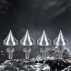 4PCS Stainless Steel HiFi Music Box Spikes Isolation Pucks for Shock Absorption and Resonance Reduction Stainless Steel Isolation Pucks view 4