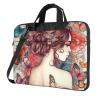 15.6 inch Laptop Bag Men Women Beautiful Women Custom Laptop Shoulder Bag with Strap and Handle Light Computer Briefcase view 1