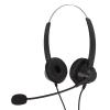 IXNAEH H360D - 2.5VA Telephone Headset, Business Headset with Noise Reduction Microphone, Binaural Wired Call Center Headphone for Customer Service, Office Earphone with Adjustable Speake view 2