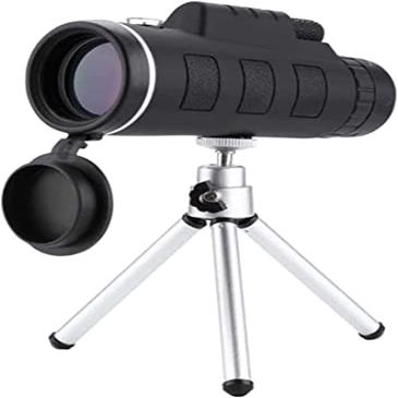 40X60 HD Monocular Telescope with Tripod, Clip, and Compass - Ideal for Bird Watching and Outdoor Activities