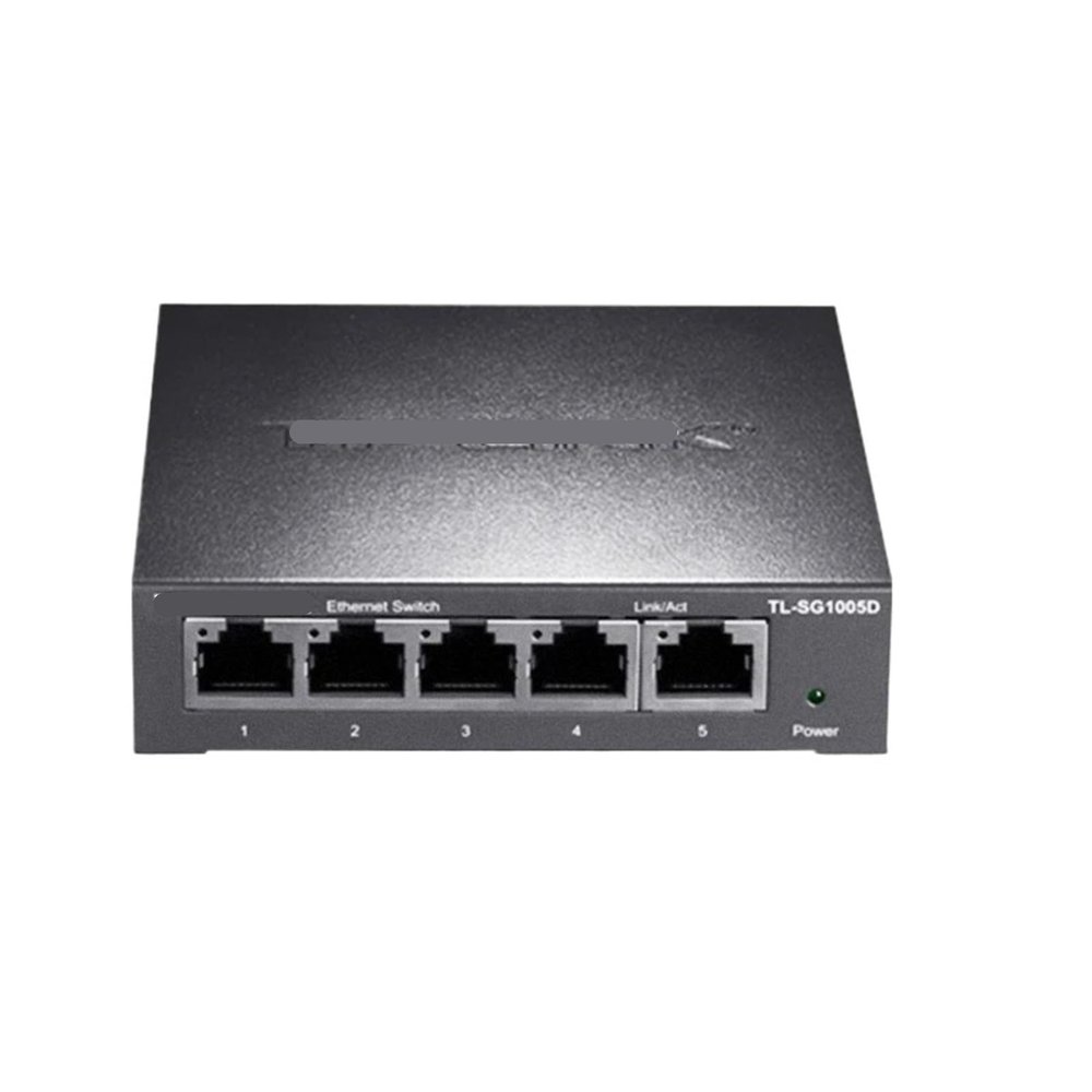 5-Port Gigabit Ethernet Switch 1000BASE-T Network Switch and Play TL-SG1005D(AU Adapter)