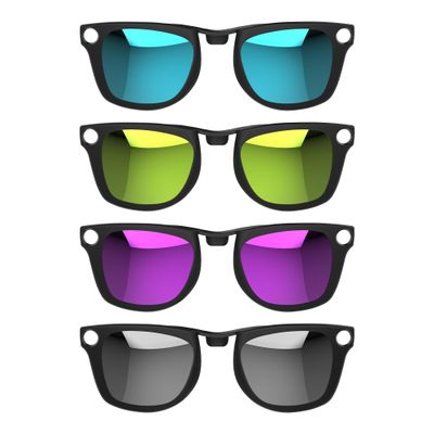 4Pcs Polarized Clip for Ray-Ban Meta Wayfarer & Gen 2 (RW4006/RW4012 Regular 50-22), Matte Black Frame Clip-on for Meta Wayfarer Gen 2 Protect Your Eyes, Cool and Fashion (Silver+Blue+Yellow+Purple)