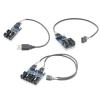 ESXSWYDR Motherboard 9-Pin USB Head Multiplier 1 to 2 Ports 4 Ports 9pin Female 1 Drag 4 Splitter Adapter Card Cable view 1