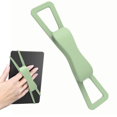 WQVSHRO Ereader Reading Hand Grip Electronic Reader Green Tablet Strap Ereader Hand Holder for Ebook Mobile Phones Tablet Computer