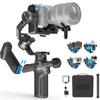 FeiyuTech SCORP Mini 3 Pro [Kit] AI Tracking Camera Stabilizer with Bag+Fill Light+Extension Pole, Detachable Remote Handle, 4.4lbs Payload All in One Gimbal Stabilizer for Camera & Smartphone view 1