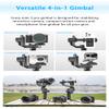 FeiyuTech SCORP Mini 3 Pro [Kit] AI Tracking Camera Stabilizer with Bag+Fill Light+Extension Pole, Detachable Remote Handle, 4.4lbs Payload All in One Gimbal Stabilizer for Camera & Smartphone view 4