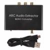 Yaregelun 192KHz ARC Audio Adapter Audio Extractor Digital to Analog Audio Converter SPDIF Coaxial 3.5mm Jack Output view 1