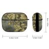 Middle Earth Map for Airpod Pro Case Cover Hard Shell Full Drop Protection Cover with Keychain Compatible with AirPod Pro 2nd/1st Generation, Front LED Visible,Black view 2
