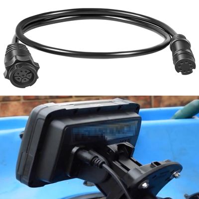 000-14068-001 7-Pin to 8-Pin Transducer Adapter Cable Compatible with Lowrance Hook2, Hook Reveal & Simrad Cruise Series, Sonar Converter Extension Cord for Fishfinder Chartplotter Marine Accessories