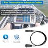 000-14068-001 7-Pin to 8-Pin Transducer Adapter Cable Compatible with Lowrance Hook2, Hook Reveal & Simrad Cruise Series, Sonar Converter Extension Cord for Fishfinder Chartplotter Marine Accessories view 2