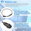 000-14068-001 7-Pin to 8-Pin Transducer Adapter Cable Compatible with Lowrance Hook2, Hook Reveal & Simrad Cruise Series, Sonar Converter Extension Cord for Fishfinder Chartplotter Marine Accessories view 3